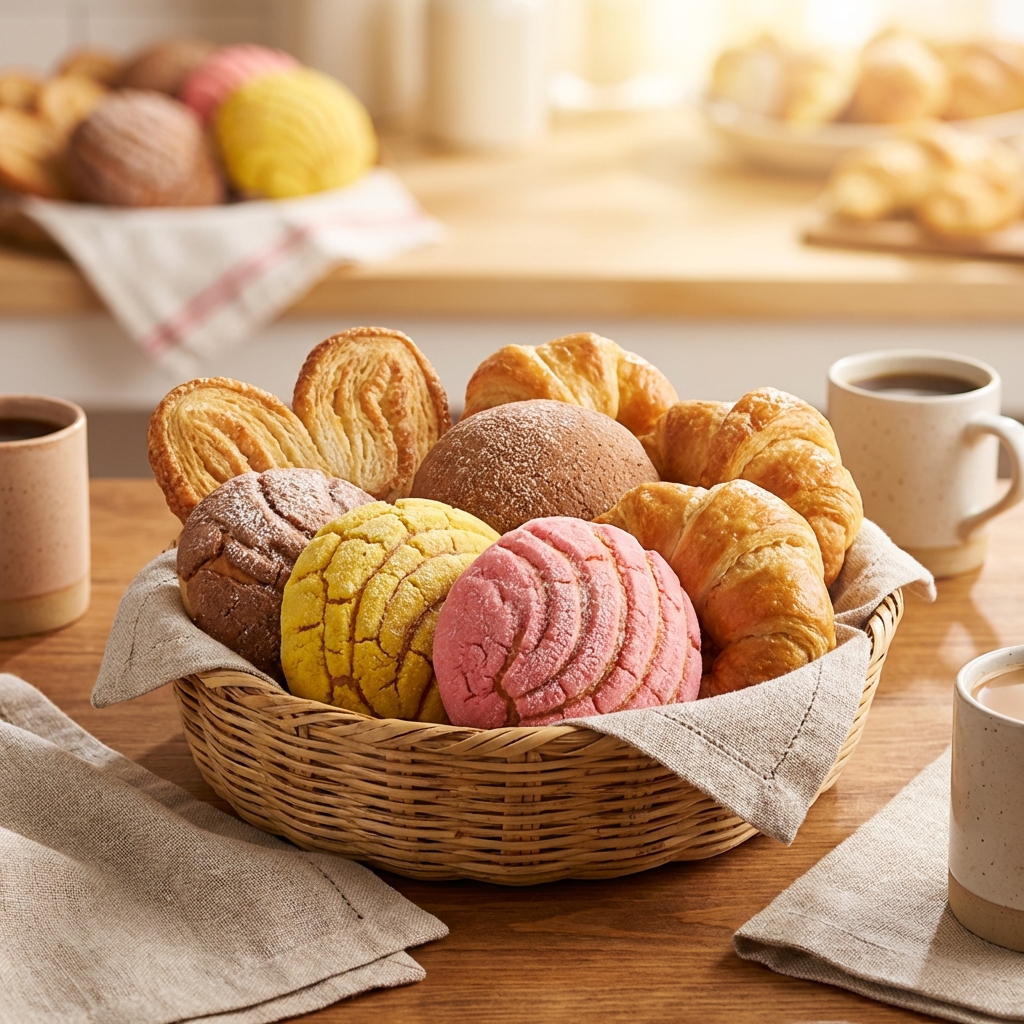 Assorted Pan Dulce sweet breads
